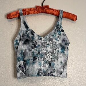 Lululemon Align Tank Kaleidofloral Multi size 4 Nulu buttery soft